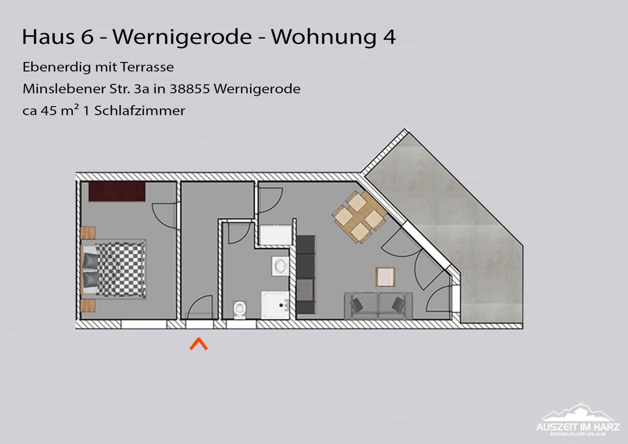 Auszeit-Im-Harz Haus 6 Wohnung 4 韦尼格罗德 外观 照片